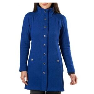 KUHL Savina Long Sweater Coat/Tunic, Blue, Medium